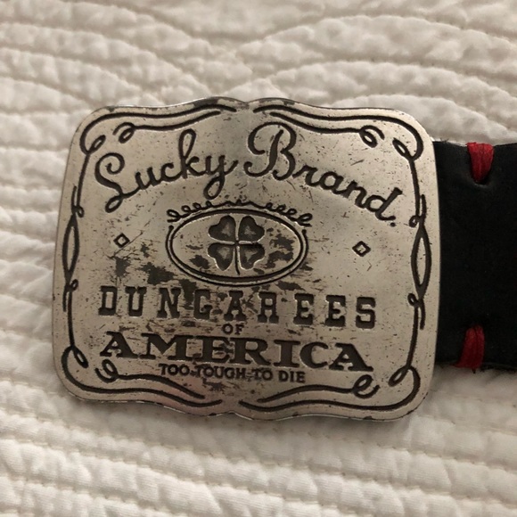 Lucky Brand Other - Lucky Brand Black Leather Belt 36” CKB1-1235